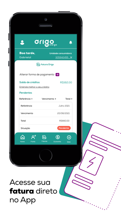 Órigo Energia Screenshot