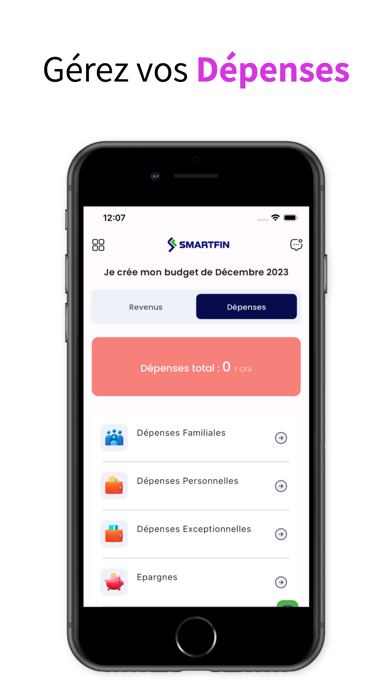 SmartFin - App Screenshot
