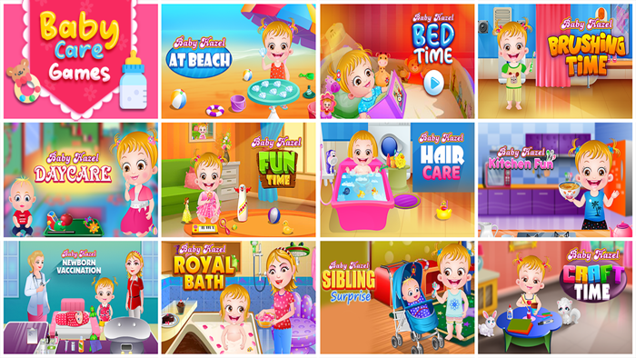 Baby Hazel Hair Care Game