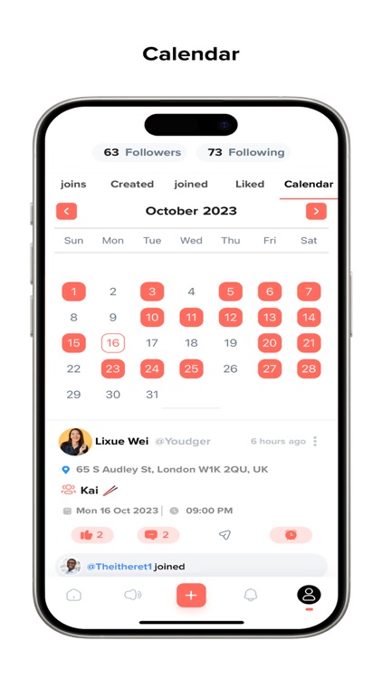 join -social, activity, events screenshot-4
