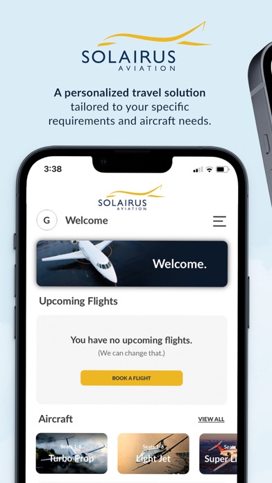 Solairus: Book Charter Flights Screenshot