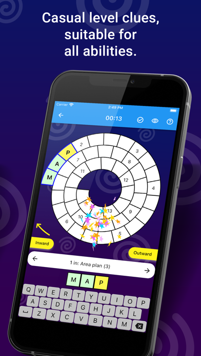 Spiral Crossword Screenshot
