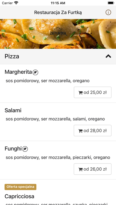 Restauracja Za Furtka Screenshot