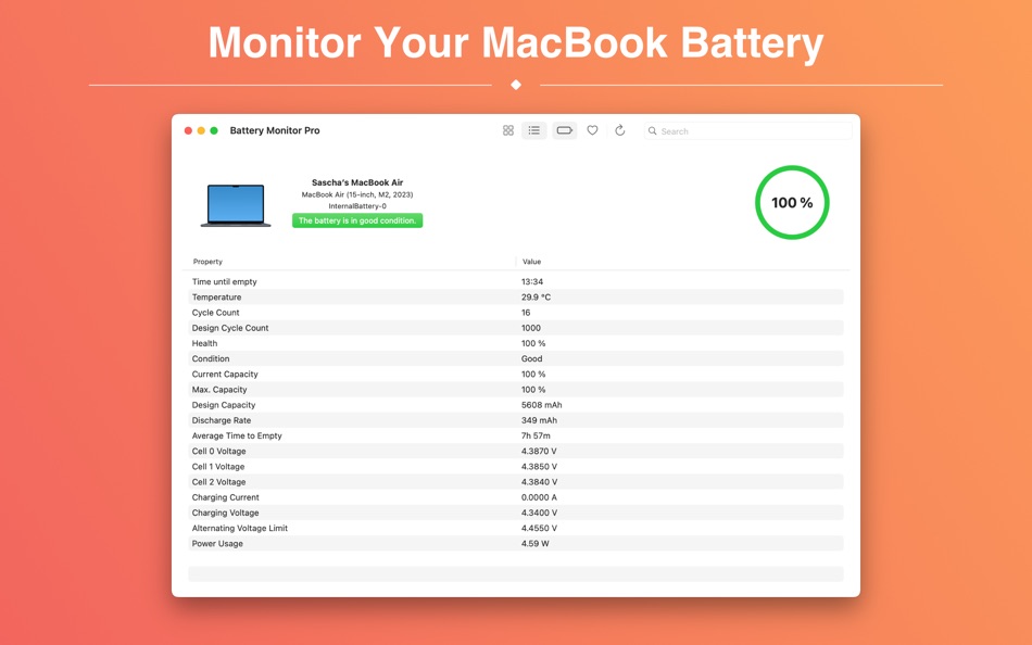 Battery Monitor Pro - 1.4.4 - (macOS)