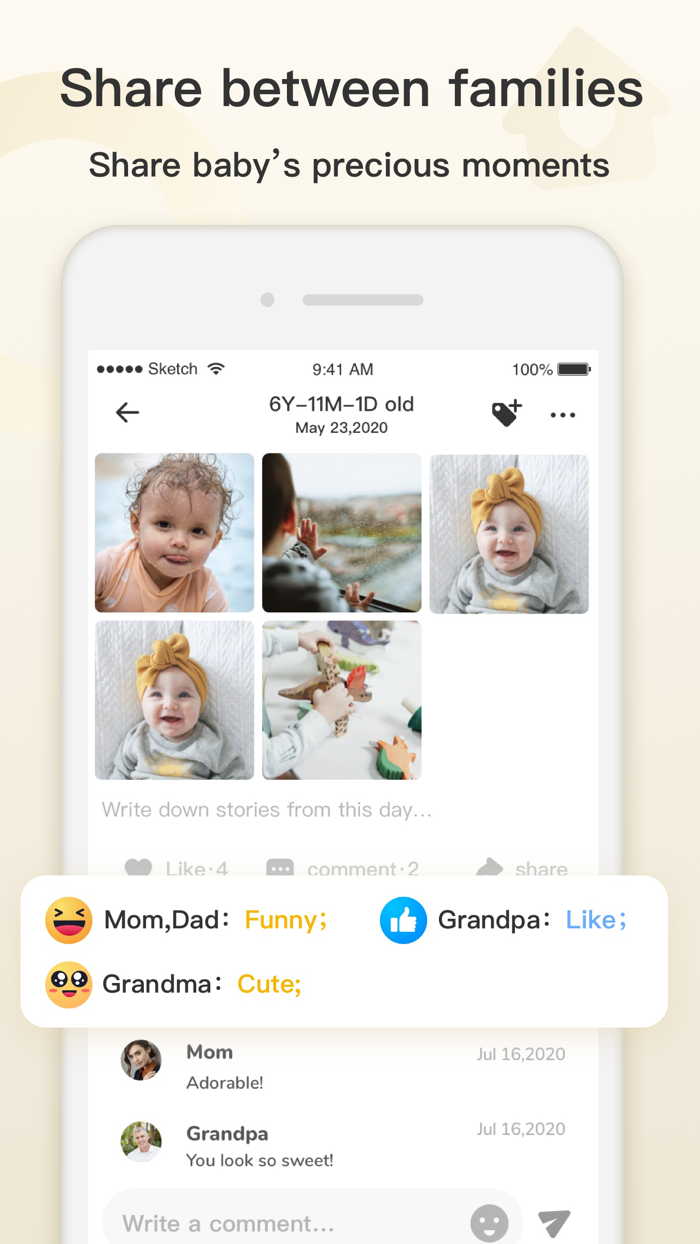 Bebememo - Smart Baby Journal