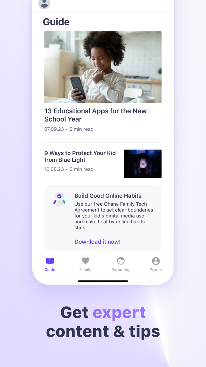 Ohana Family Parental Controls