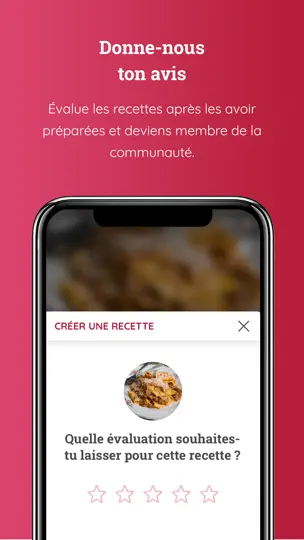 Capture d'écran de Monsieur Cuisine App sur iPhone 7