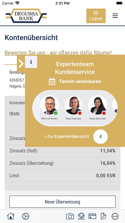 Degussa Bank Banking+Brokerage screenshot-5