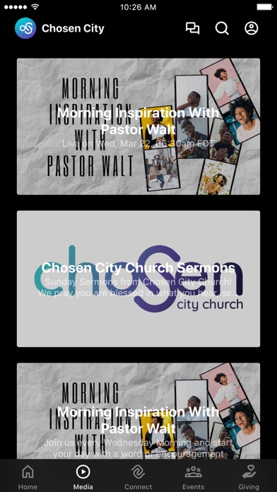 Chosen City Church Screenshot
