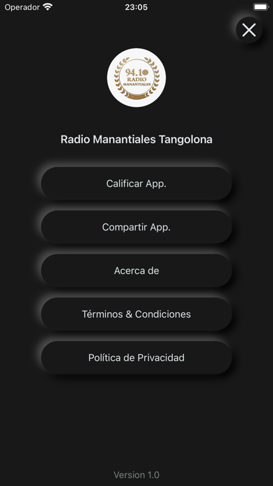 Radio Manantiales Tangolona Screenshot