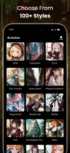 AI Anime Photo Art Generator screenshot #3 for iPhone