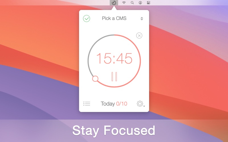 be focused - focus timer iphone screenshot 1