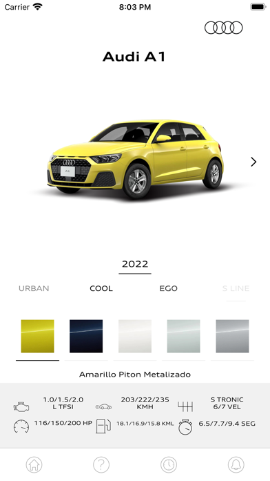 AUDI Clase Screenshot