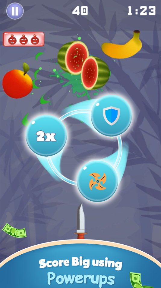 #3. Fruit Fighter: skillz prizes (iOS) بواسطة: GamesQuiver Studios (OPC) Private Limited