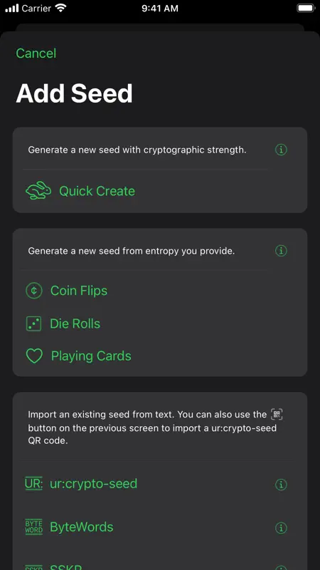 Gordian Seed Tool screenshot 3 of 8