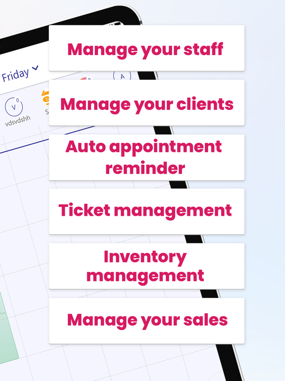 Screenshot #5 pour Salon Management:SchedulingApp