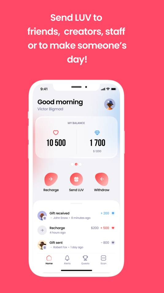 #2. LUV Network (iOS) 由: Victor Perez