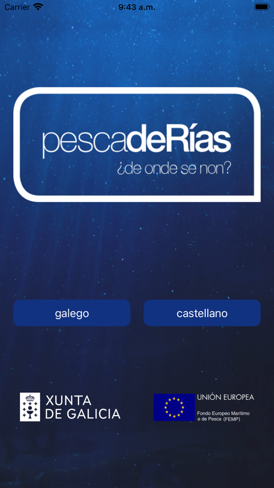 #1. pescadeRías ¿de onde se non? (iOS) Podle: Xunta de Galicia