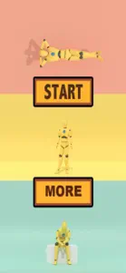 Yellow Man - puppet throwing screenshot #1 for iPhone