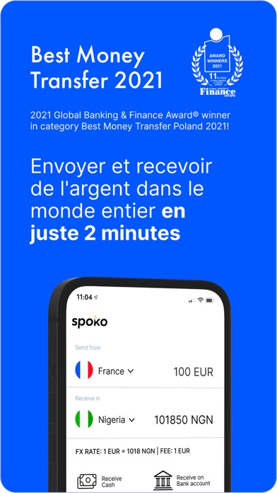 Screenshot #1 pour SPOKO money transfers