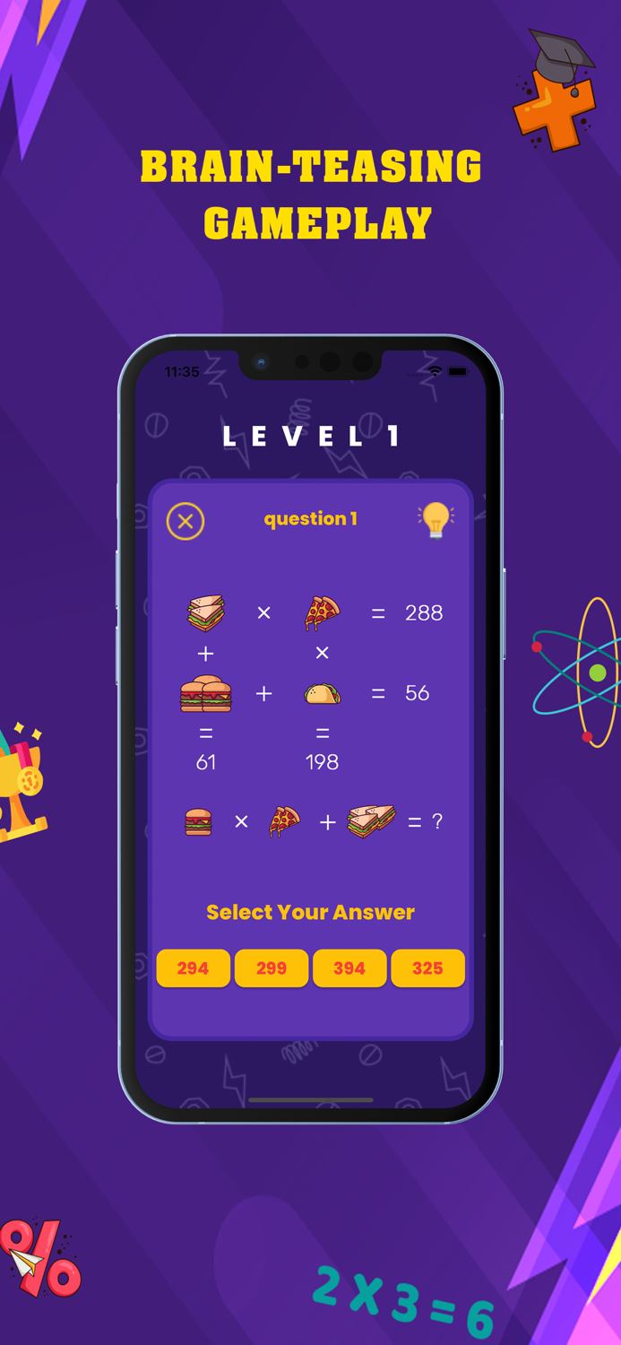 Math Puzzle Tricky Brain Game