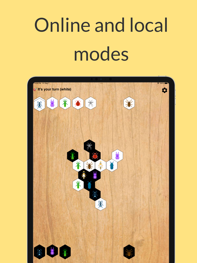 ‎Hexes: Hive with AI board game Screenshot