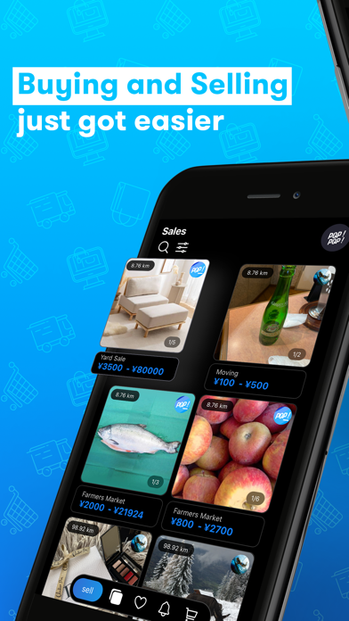 Pop! Market Screenshot