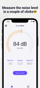 Sound Meter: dB Measurement screenshot #2 for iPhone