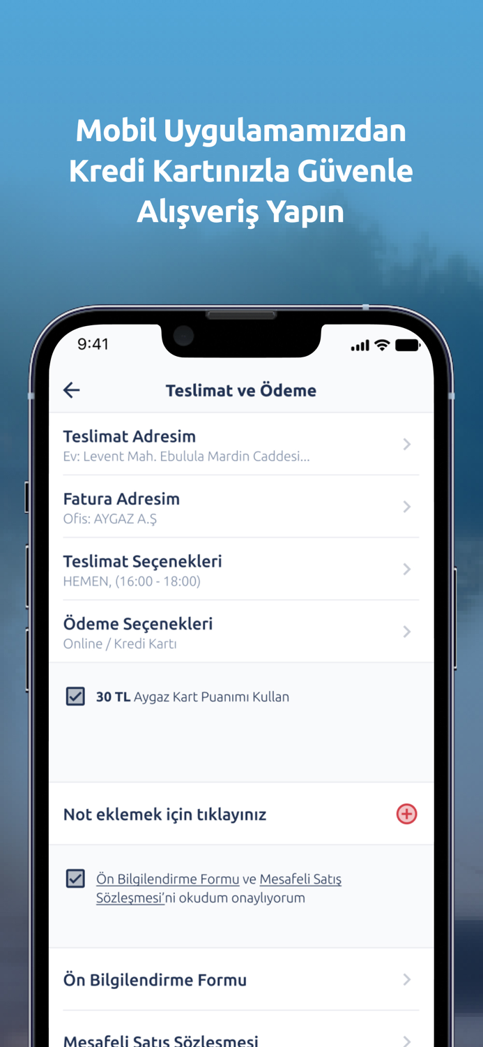 Aygaz Mobil Online Tüp-Otogaz