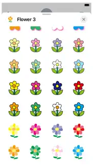 How to cancel & delete flowers 3 stickers 1