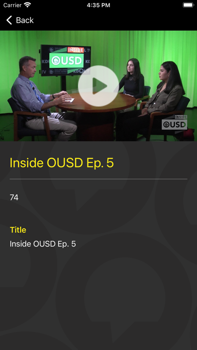 KDOL TV OUSD Screenshot