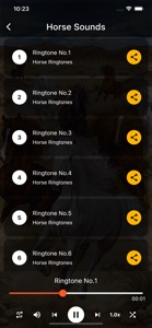 Horse Sounds Ringtones screenshot #3 for iPhone