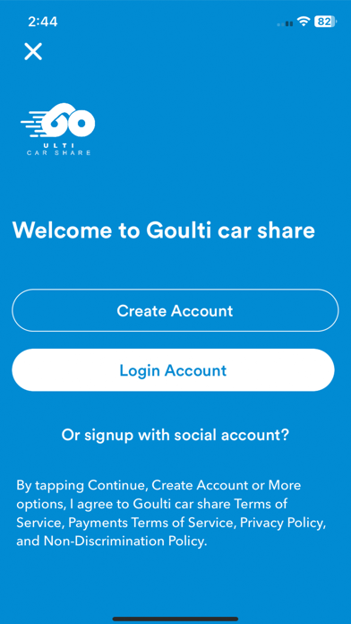 Goulti Car Share Screenshot