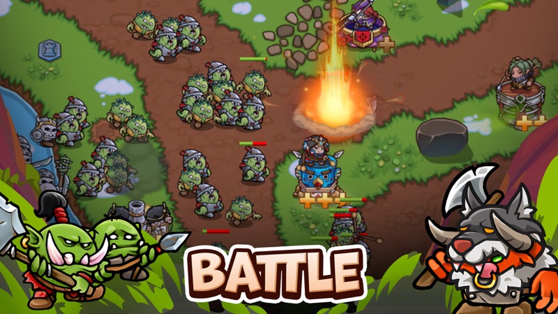 Crazy Defense Heroes: RPG TD screenshot 2