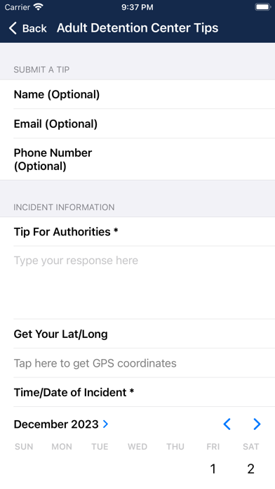 Marion County Sheriff Indiana Screenshot