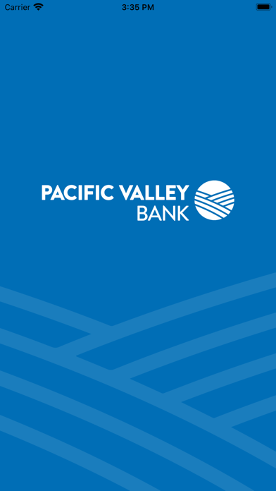 Pacific Valley Bank Screenshot