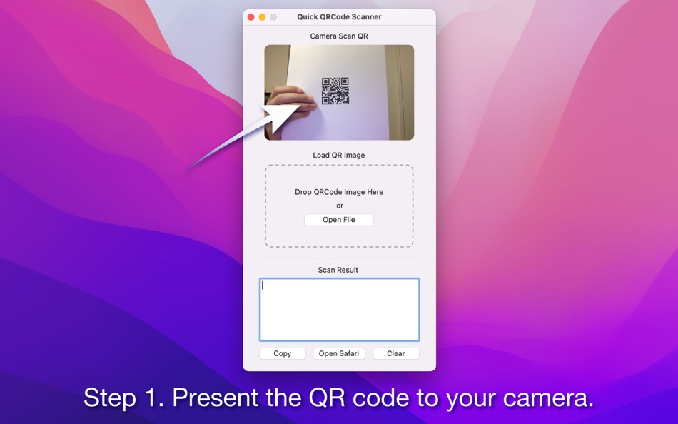 Quick QRCode Scanner - 1.0 - (macOS)