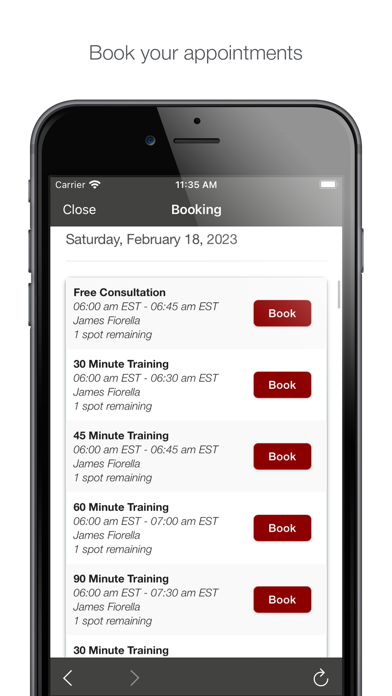 Premier Athletic Center Screenshot