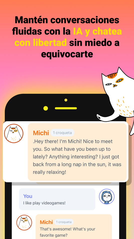#5. Michi AI (iOS) 由: Christian Irack Flores Maldonado
