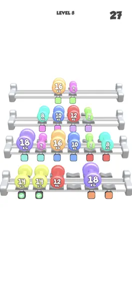 Game screenshot Match Dumbbells apk