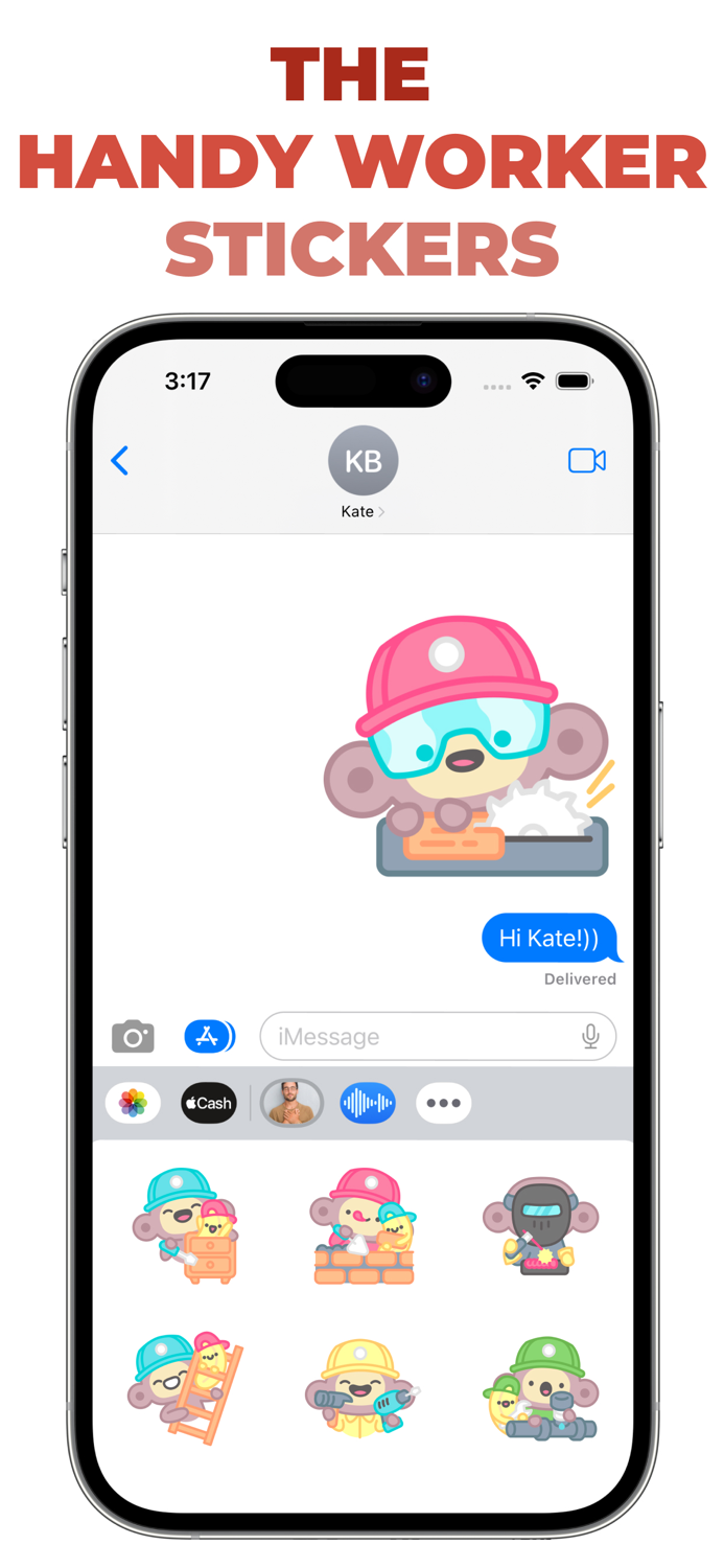 The Handy Worker stickers