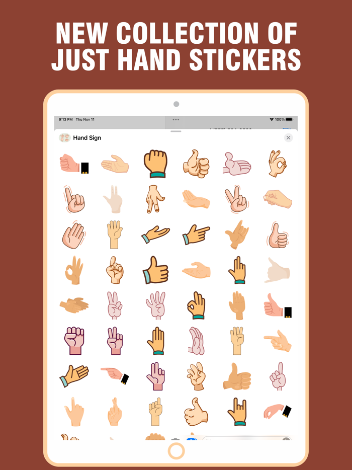 Just Hand Emojis