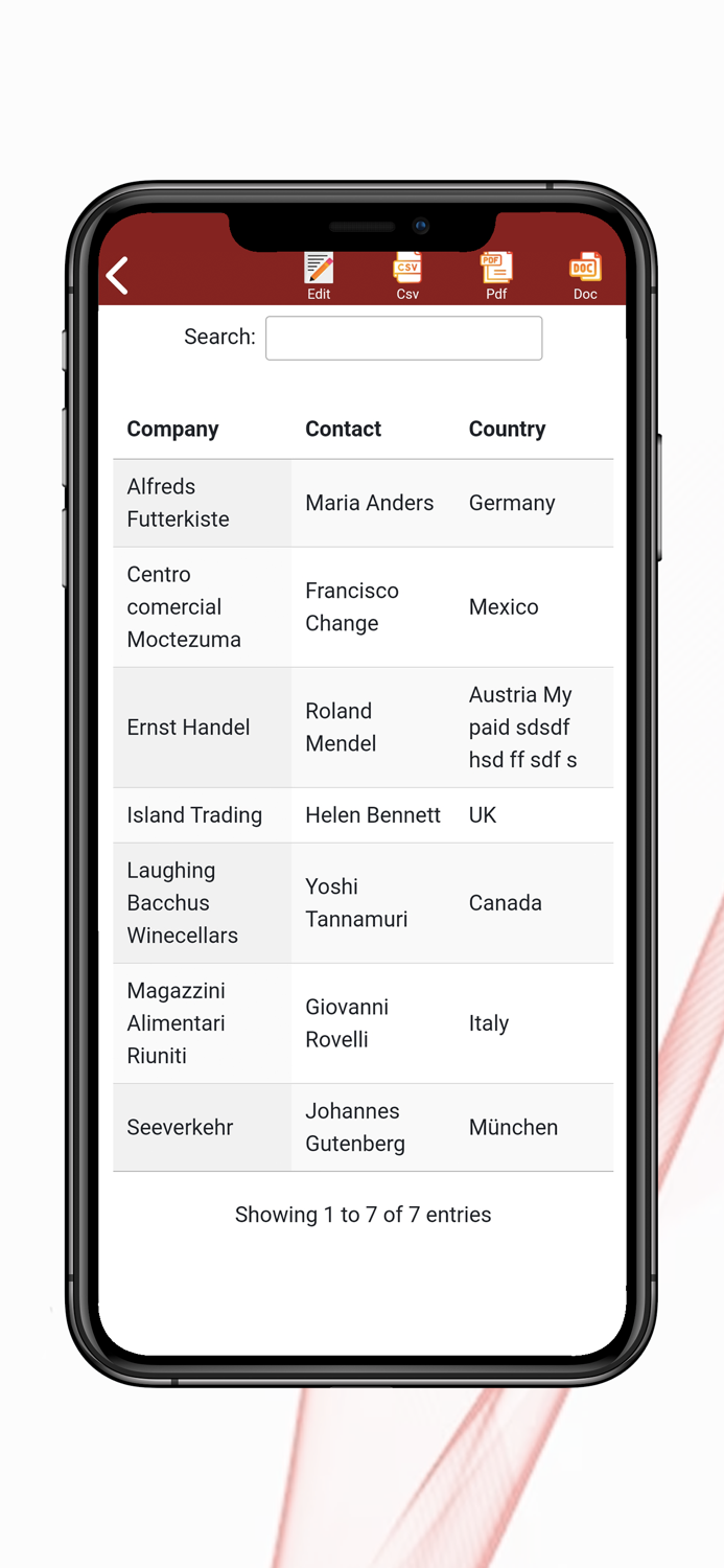 CSV file Create Edit and Viewer