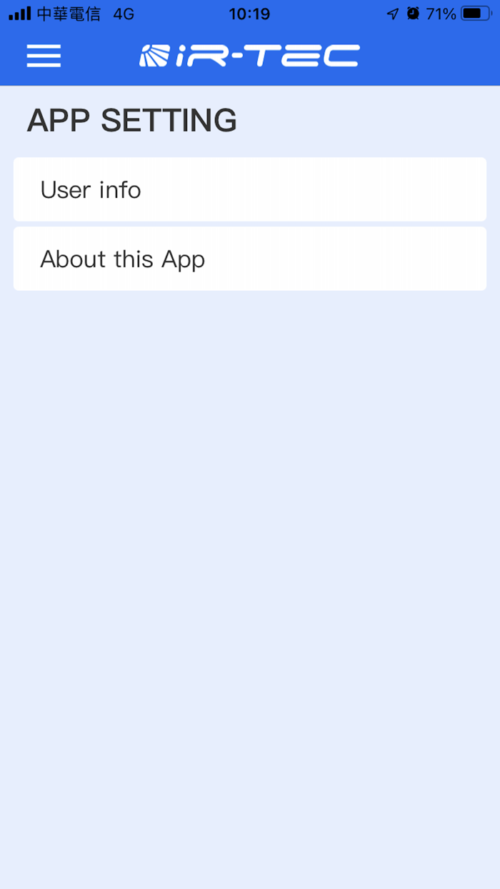 IR-TEC sensor config