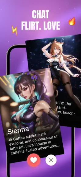 Game screenshot LOVD: Hi Waifu Chat, AI Anime apk