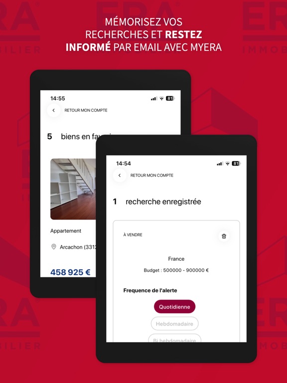 ERA Immobilier iPad screenshot