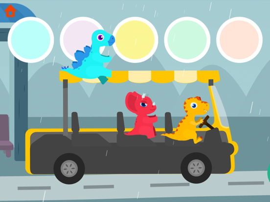 Screenshot #5 pour Jeux de bus dinosaure