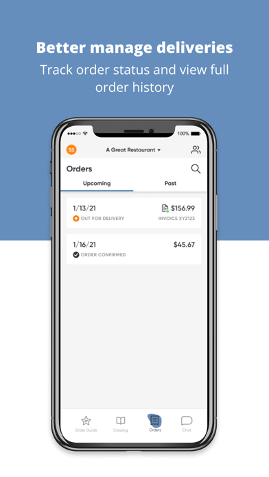 Gourmet Foodservice Screenshot