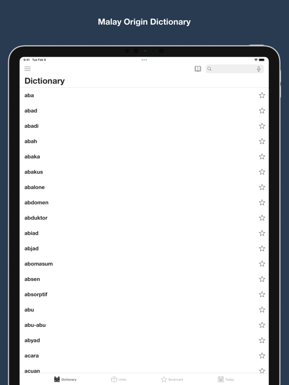 Screenshot #4 pour Malay Origin Dictionary