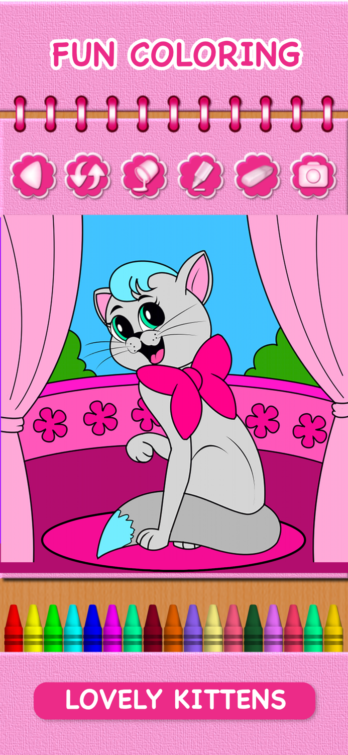 Animal Coloring Book Baby Pets